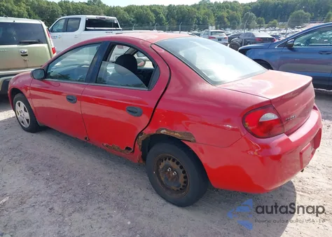 2005 Dodge Neon Se z USA, uszkodzony, nr VIN 1B3ES26C25D276632